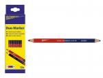 BLEISPITZ duo-marker 175mm kék-piros ceruza 12 db/csomag