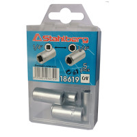 BIT tartó dugókulcsfej 1/4" - SW1/4" bit hegyekhez Stahlberg 5db/cs.