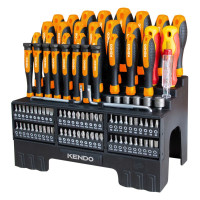 Csavarhúzó és bitkészlet 101 részes  KENDO