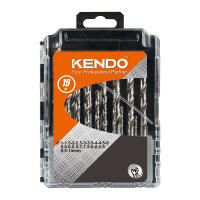Csigafúró készlet 1-10mm HSS-G  19r. köszörült KENDO