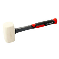 Gumikalapács fehér üvegszálas nyéllel 600gr. Festa