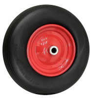 Talicska kerék TÖMÖR fém felnis görgős 4-8" 20/85mm