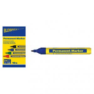 BLEISPITZ festékes jelölőfilc 1,5 - 3mm kék 10db/csomag
