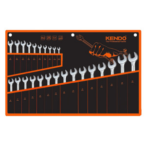 Csillag-villáskulcs készlet 25r. 6-32mm KENDO