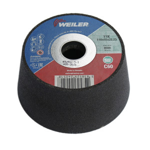 Fazékkorong bakelit 110/90x55x22,2mm C24 WEILER