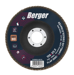 Lamellás csiszoló 125mm P 80 Berger