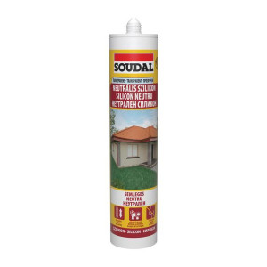 Soudal Neutrális szilikon szintelen 280ml