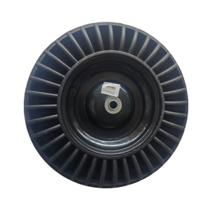 Talicska kerék TÖMÖR fém felnis golyós 4-8" 16mm Silver