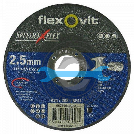 SpeedoFlex vágókorong 115x2,5mm fém-inox - csavaresszerszam.hu